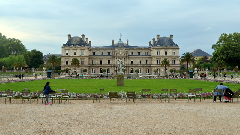 23 - The Luxembourg Palace and the surrounding Luxembourg Gardens in Paris, France